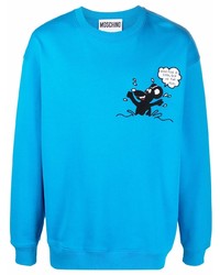 Moschino Organic Cotton Comic Graphic Sweatshirt