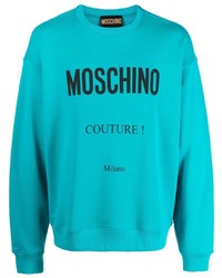 Moschino Organic Cotton Logo Print Sweatshirt