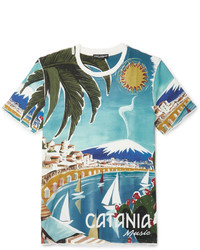 Dolce & Gabbana Printed Cotton T Shirt
