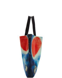 Charles Jeffrey Loverboy Blue And Red Charles Face Tote