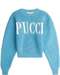 Emilio Pucci Printed Merino Wool Pullover