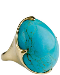 Ippolita 18k Rock Candy Crown Ring In Turquoise