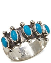 Chaco Canyon Southwest Jewelry Chaco Canyon Sleeping Beauty Turquoise Sterling Silver Band Ring