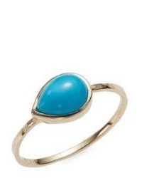 Classique Turquoise 14k Yellow Gold Ring
