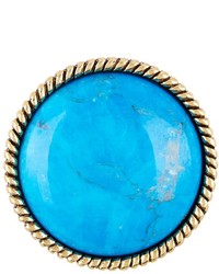 Yochi Endless Faux Turquoise Ring