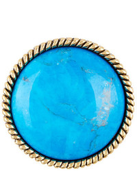 Yochi Endless Faux Turquoise Ring