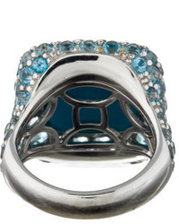 Henri Sillam Turquoise Topaz Ring