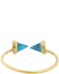 Katie Diamond Turquoise Zoe Cuff Ring Blue