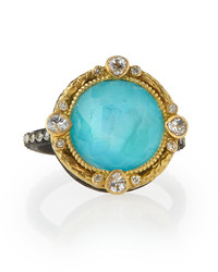 Armenta Old World Blue Turquoise Diamond Ring