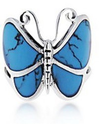 Ravida Awesome Butterfly Wstone Sterling Silver Ringnice