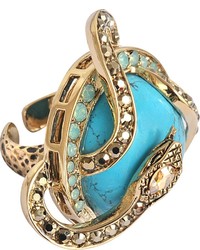 Roberto Cavalli Serpent Turquoise Ring