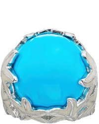 Sophie Miller Simulated Turquoise Sterling Silver Starfish Cabochon Ring