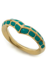 Aurelie Bidermann Turquoise Curve Ring