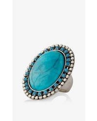 Turquoise Stone Cocktail Ring
