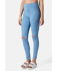Aquamarine Ripped Skinny Jeans