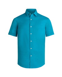 Bugatchi Ooohcotton Short Sleeve Button Up Shirt
