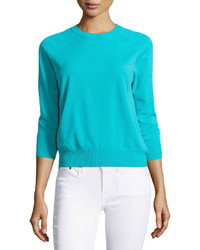 Aquamarine Short Sleeve Sweater