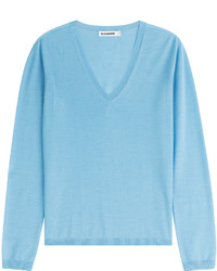 Aquamarine Silk Sweater