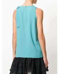 RED Valentino Bow Detail Sleeveless Blouse