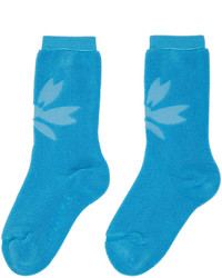 Jacquemus Blue Les Chaussettes Aqua Socks