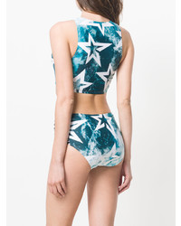 Perfect Moment Wild Ocean Star Print Bikini