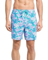 Aquamarine Star Print Swim Shorts