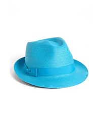 Nordstrom Fedora Turquoise One Size