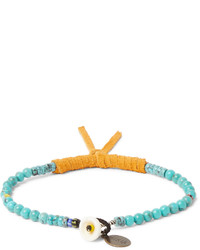 Mikia Turquoise And Suede Bracelet
