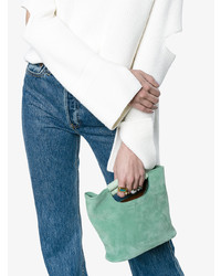 Simon Miller Mint Birch Mini Suede Tote Bag