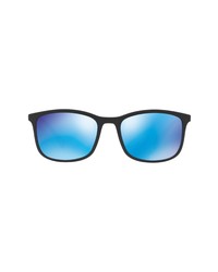 Prada Linea Rossa 57mm Mirrored Square Sunglasses
