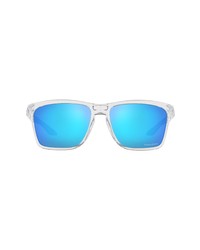 Oakley 58mm Rectangle Sunglasses In Polished Clearprizm Sapphire At Nordstrom