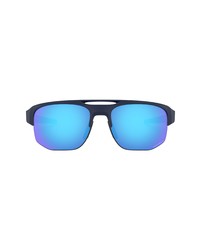 Oakley 70mm Polarized Rectangle Sunglasses