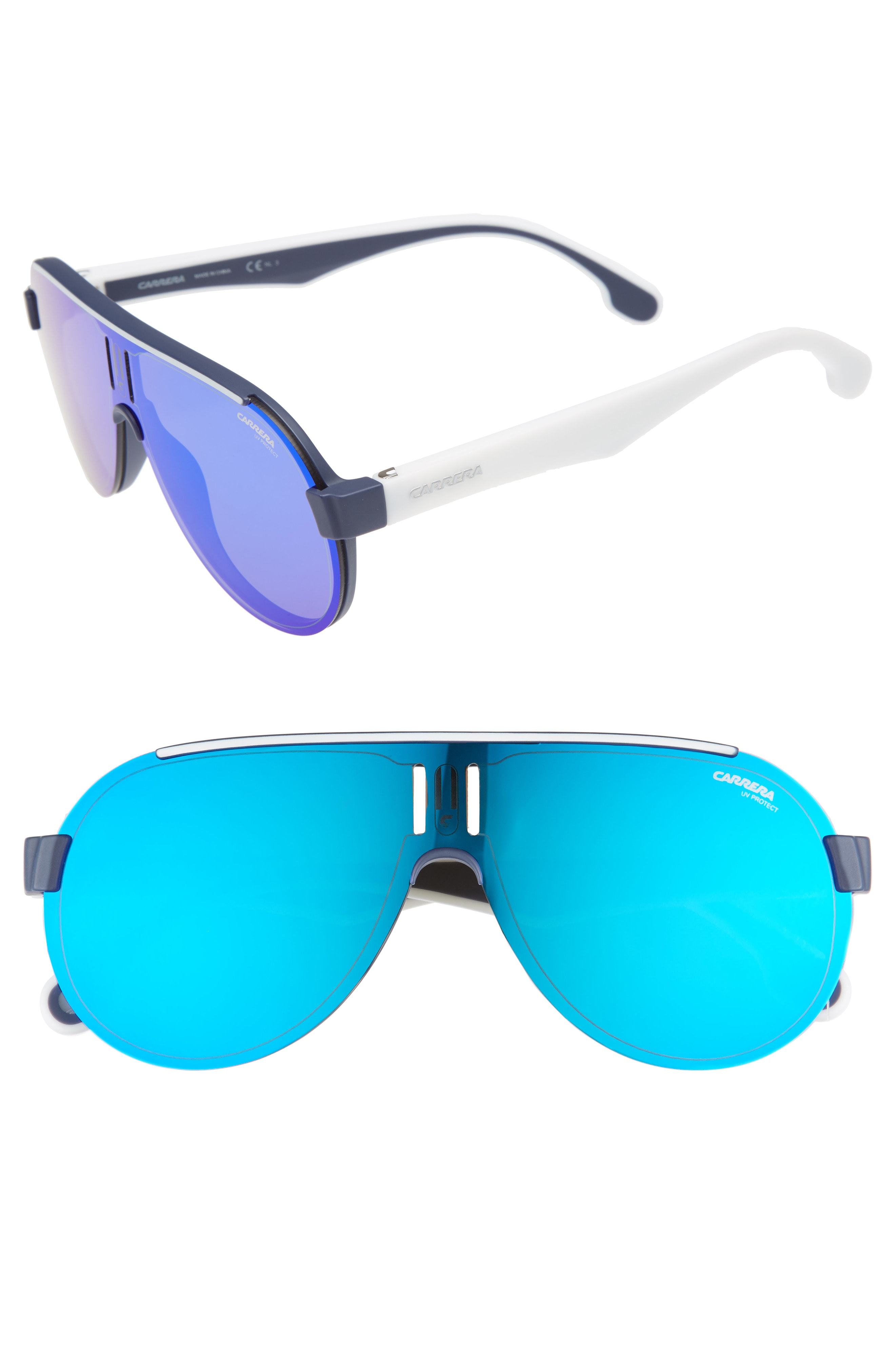 Carrera Eyewear 99mm Shield Sunglasses, $139 | Nordstrom | Lookastic