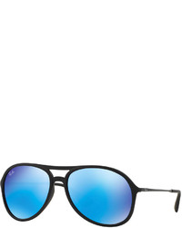 Ray-Ban Aviator Sunglasses With Mirror Lenses Bluegreen