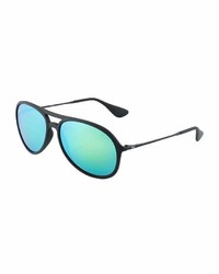 Ray-Ban Aviator Sunglasses With Mirror Lenses Greenblack