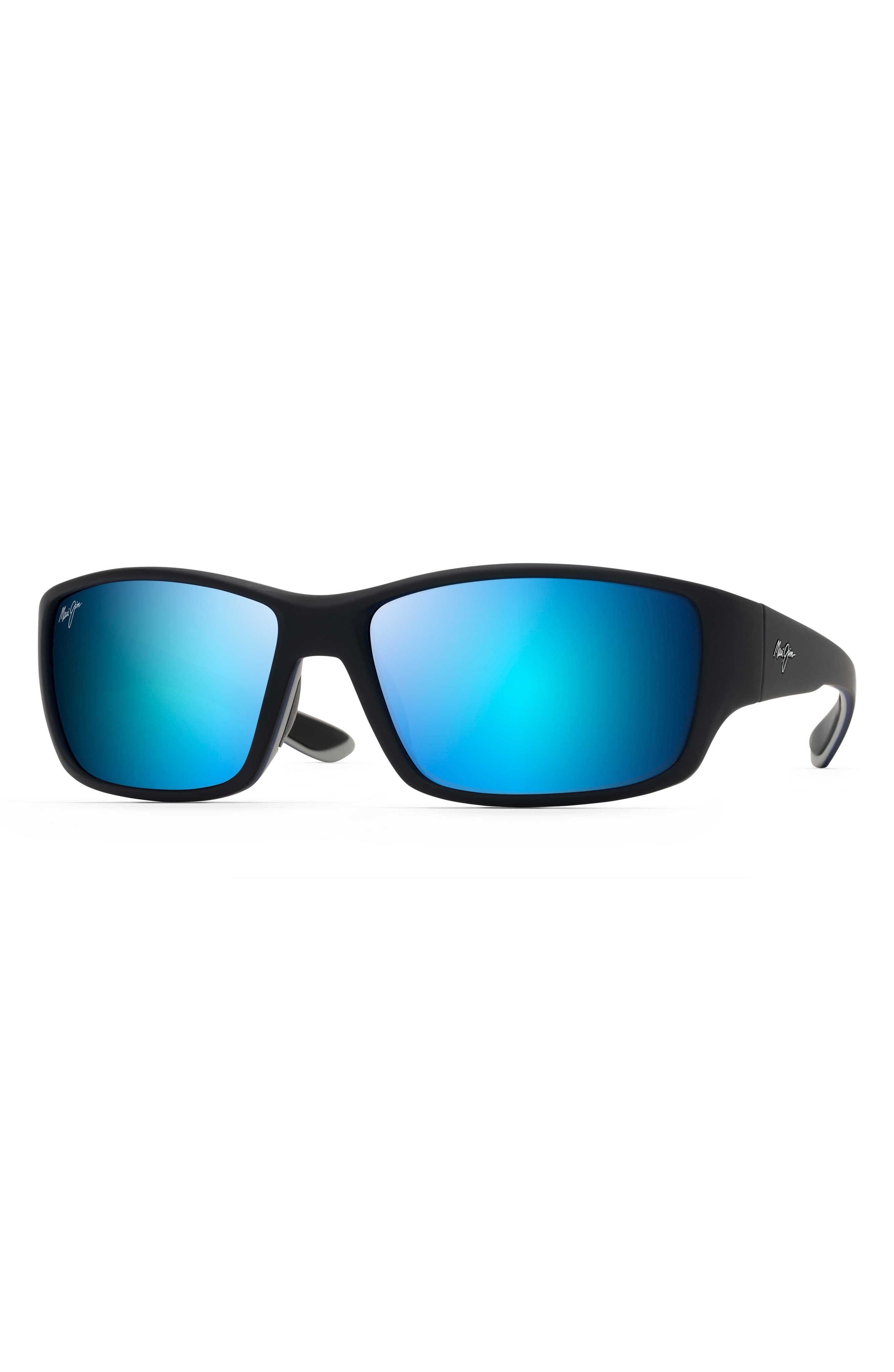 Maui Jim Local Kine 61mm Polarized Wraparound Sunglasses, $279, Nordstrom