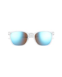 Oakley Oakely Prizm 55mm Sunglasses In Polished Clearprizm Sapphire At Nordstrom