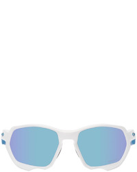 Oakley White Plazma Sunglasses