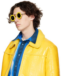 Loewe Yellow Round Sunglasses