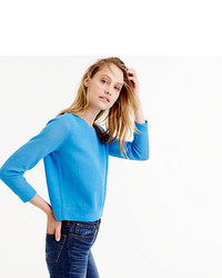 J.Crew Collection Popover Sweater In Gauzy Cotton