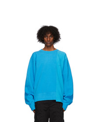 Ambush Blue Mix Panel Sweatshirt