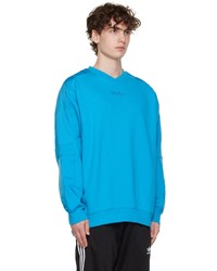 adidas x IVY PARK Blue Paneled Sweatshirt