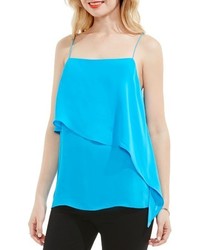 Vince Camuto Asymmetrical Overlay Camisole