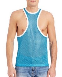 DSQUARED2 Racer Front Mesh Tank Top