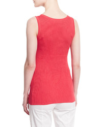 Magaschoni Scoop Neck Ribbed Tank