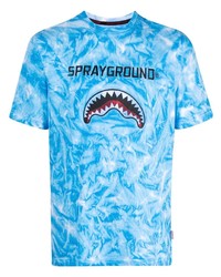 Sprayground Embroidered Logo Cotton T Shirt
