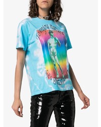 Ashley Williams Tie Dye Graphic Print Cotton T Shirt
