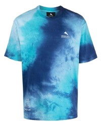 Mauna Kea Tie Dye Print Logo T Shirt