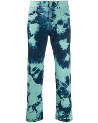 Aquamarine Tie-Dye Jeans