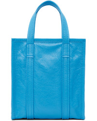 Balenciaga Blue Bazar Shopper Xs Aj Tote